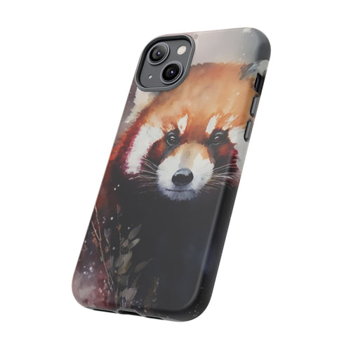 Red Panda in Watercolor - Impact Resistant Phone Case